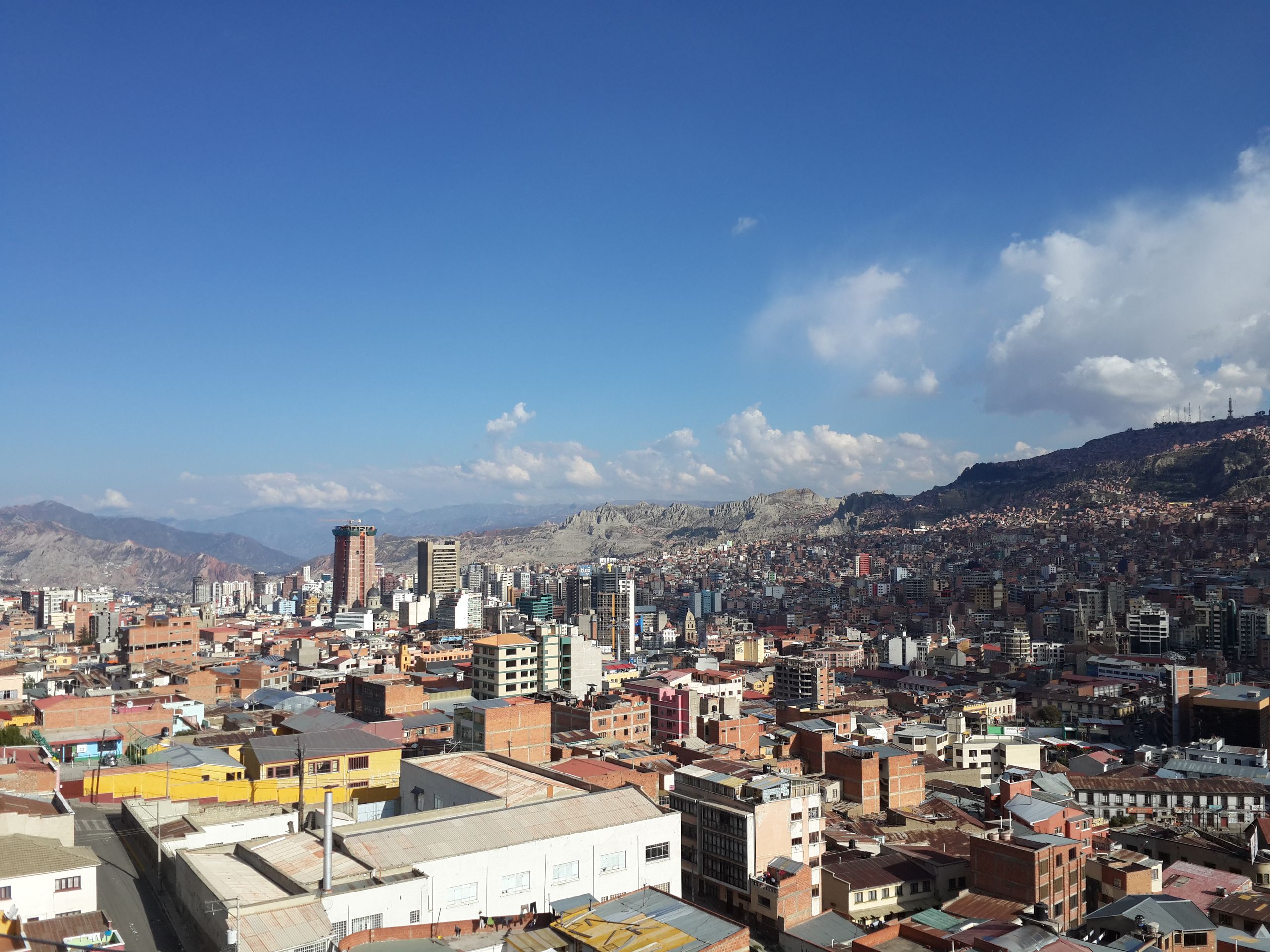 Vista panorámica de La Paz, Bolivia